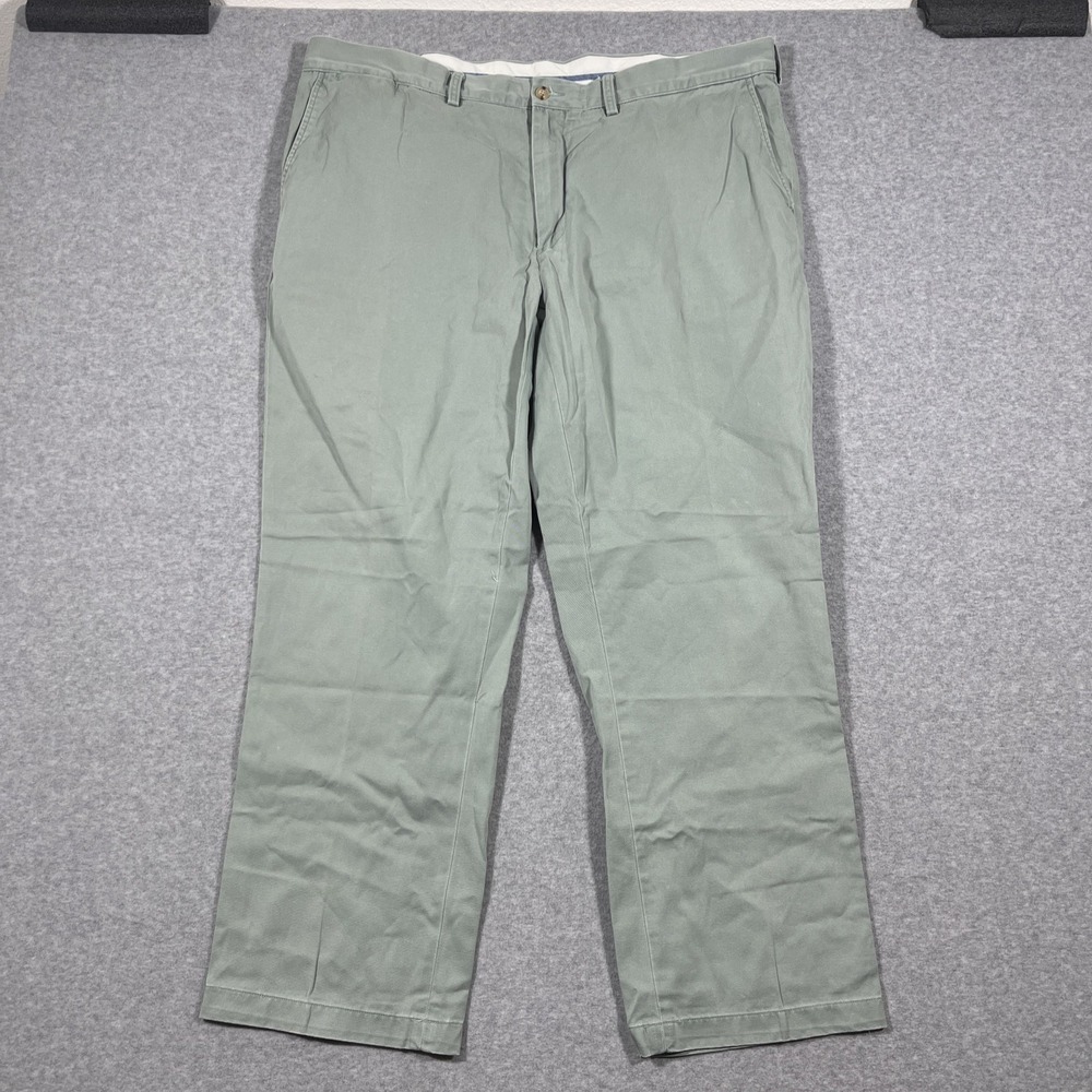 Vintage Polo Ralph Lauren Men 42x30 Green Chino Pants Straight Classic Fit